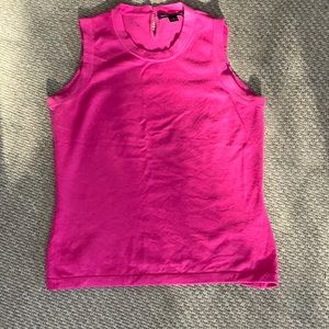 BANANA REPUBLIC SUPER SOFT KNIT TANK TOP, PINK, SIZE SMALL